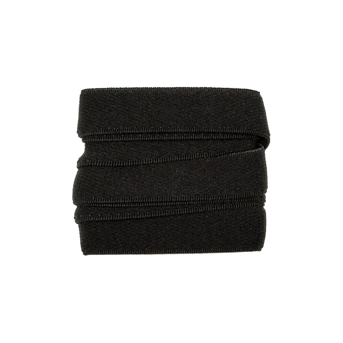 Velours-Gummiband 15 mm schwarz – samtweiches, elastisches Band für Unterwäsche, Masken & Accessoires, als Meterware erhältlich